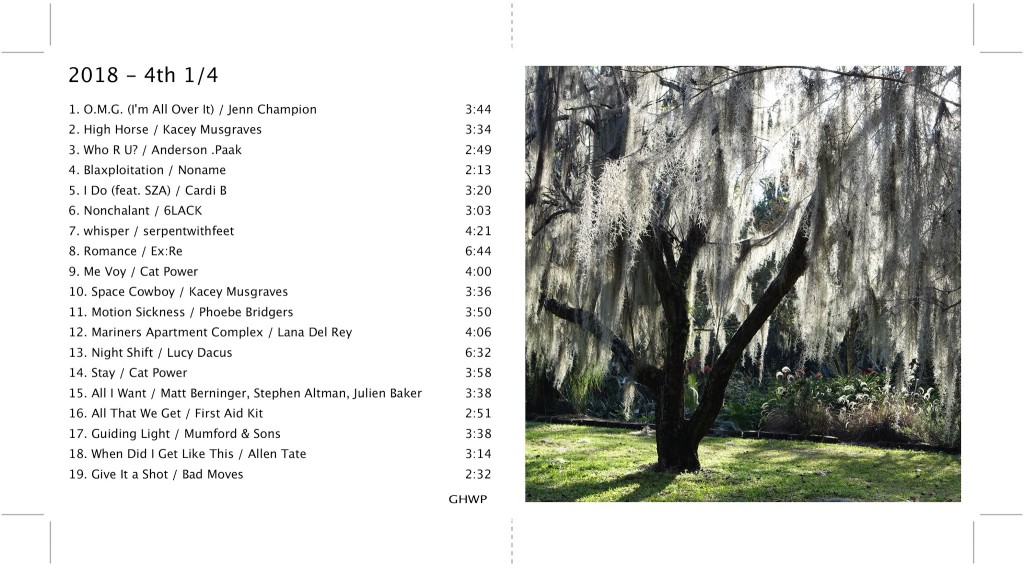 mixtape 2018 4th quarter, favorite songs