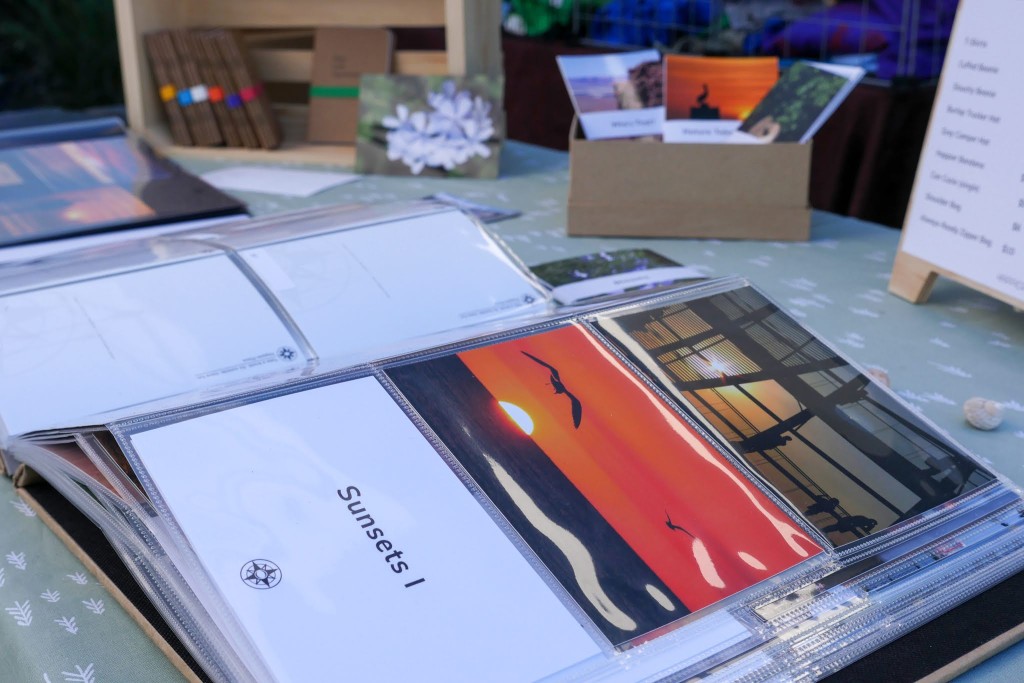 album of Happier Place sunset postcards photographs by Luci Westphal