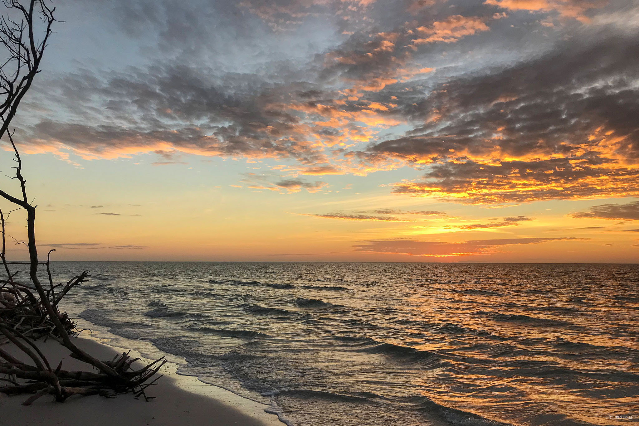 sunset sky, Florida, gulf coast, Caladesi Island
