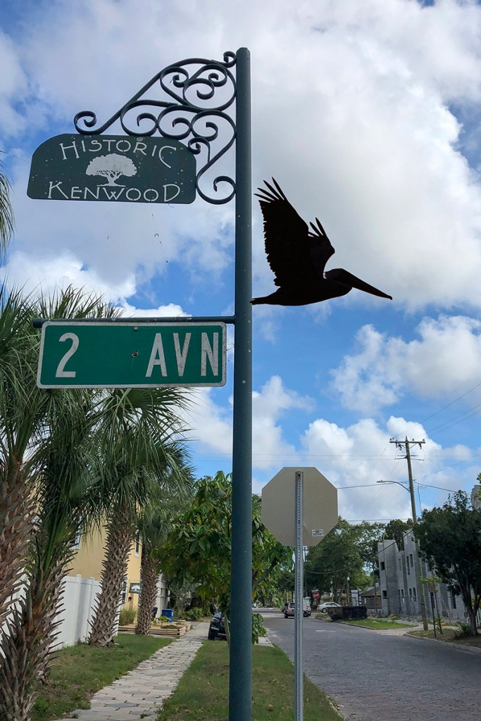 Historic Kenwood pelican silhouette mock-up