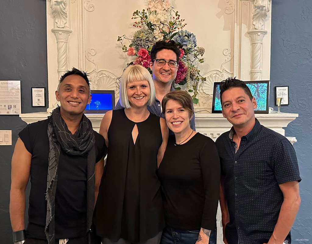 Jayson Lazaro, Luci Westphal, Michael Satino, Letisia Cruz, Reymond Lazaro, Bohemian Night at the Kenwood Gables Boutique Bed & Breakfast, Historic Kenwood, St. Petersburg