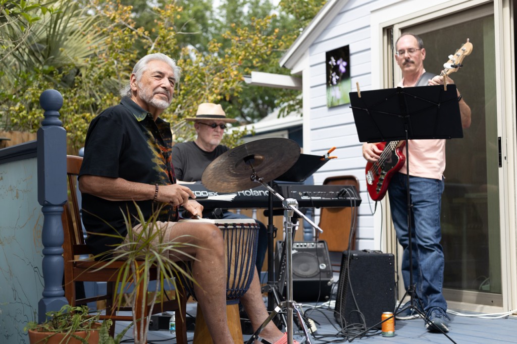 Blue Island Group, jazz trio, Historic Kenwood, St. Pete, Stephen Gould, Robert Aude, Bryan Klopfenstein