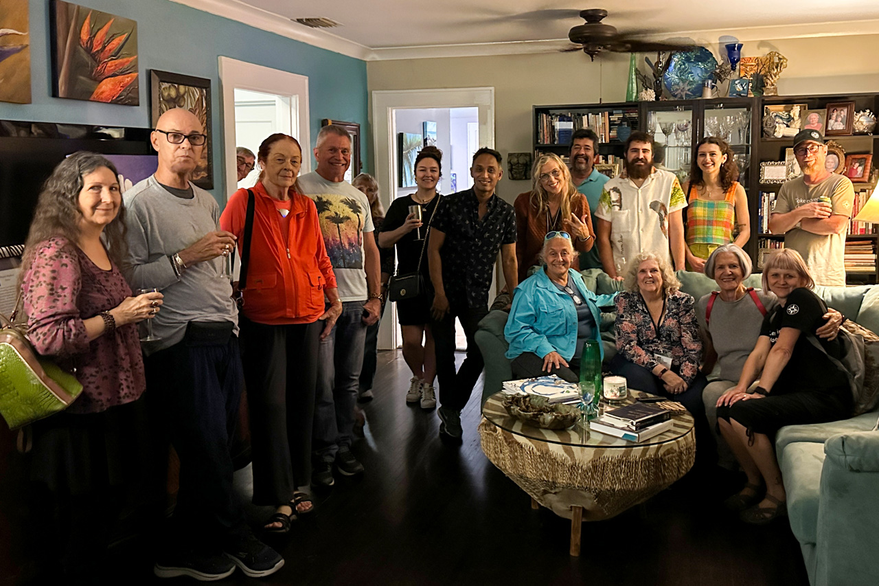 Historic Kenwood Artists during pre-tour 2023