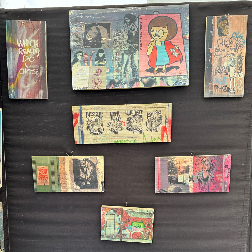 street art photography transferred to wood by Luci Westphal