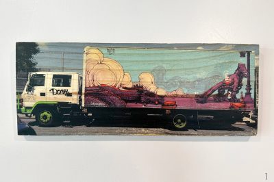 Dream Truck, Brooklyn, street art, Nubian, dragon, books