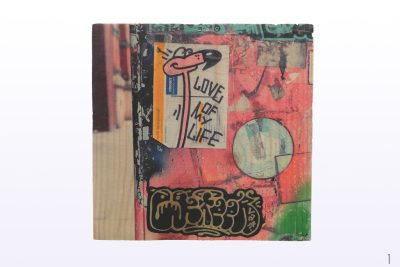 love of my life, flamingo, street art, sticker, graffiti, Muenzviertel, Hamburg, Germany