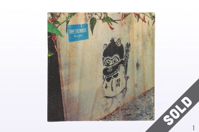 don't be racist, thank you, figure, praxis, street art, wood transfer, sold