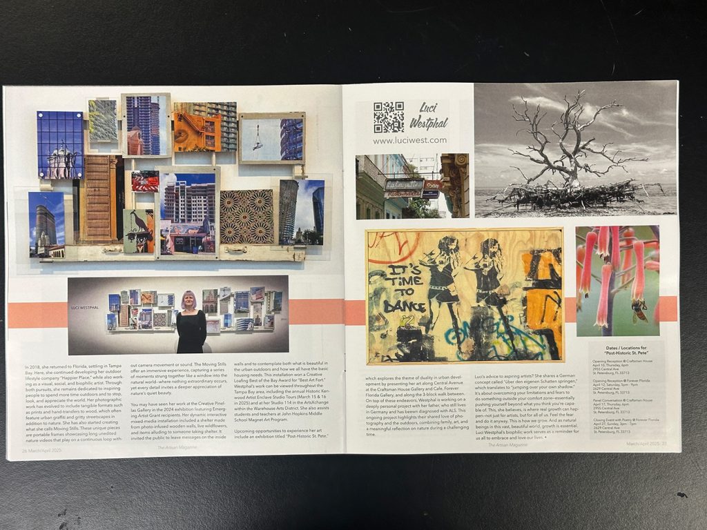 The Artisan magazine article, Luci Westphal, photography